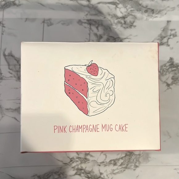 recipease Other - Pink Champagne Cake Mug w/ Recipe on Mug - NIB